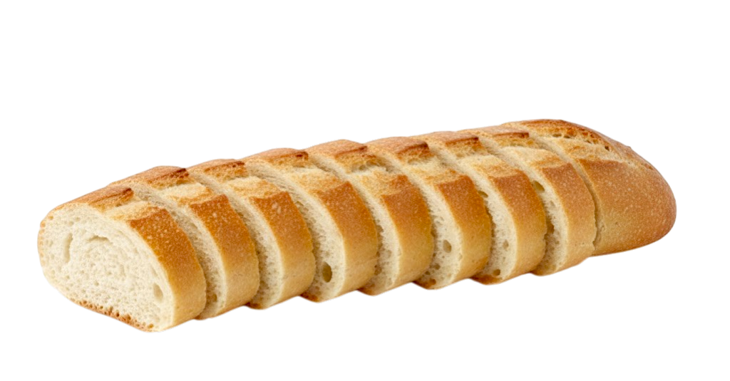 Baguette en rebanadas